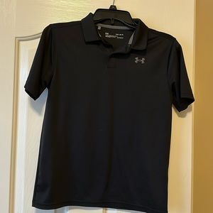 Under Armour black dry fit polo